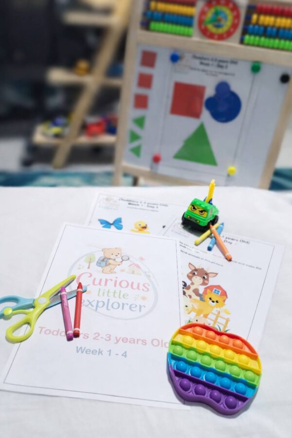2 to 3 years Old Workbook - Weeks 1 to 4 (Digital product)