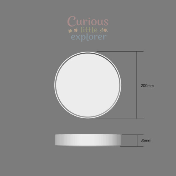 Round Sensory Tray with Compartments for Sensory Play