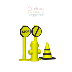 Construction Pieces for Sensory Play