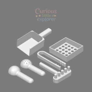 Sensory Tray Accessories (Scoops, Tweezers etc)