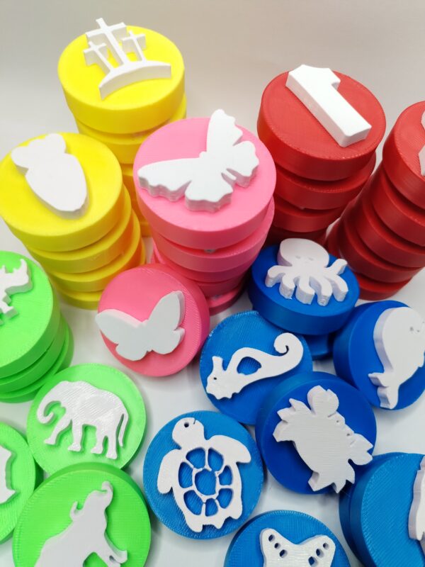 Beach Playdough Stamps