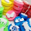 Beach Playdough Stamps