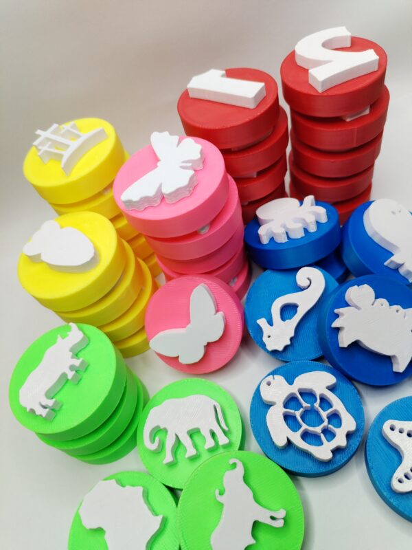 Beach Playdough Stamps