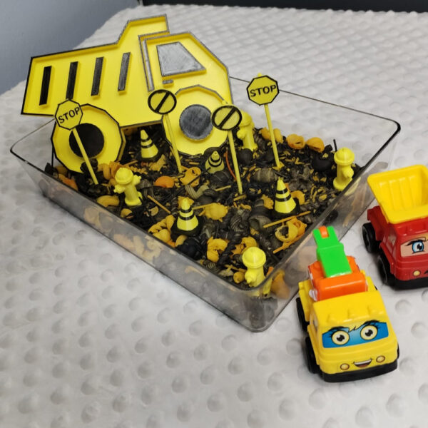 Construction Pieces for Sensory Play