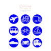 Vehicle Playdough Stamps
