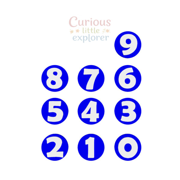 Numbers Playdough Stamps