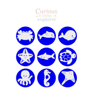 Sea Animals Playdough Stamps