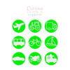 Vehicle Playdough Stamps