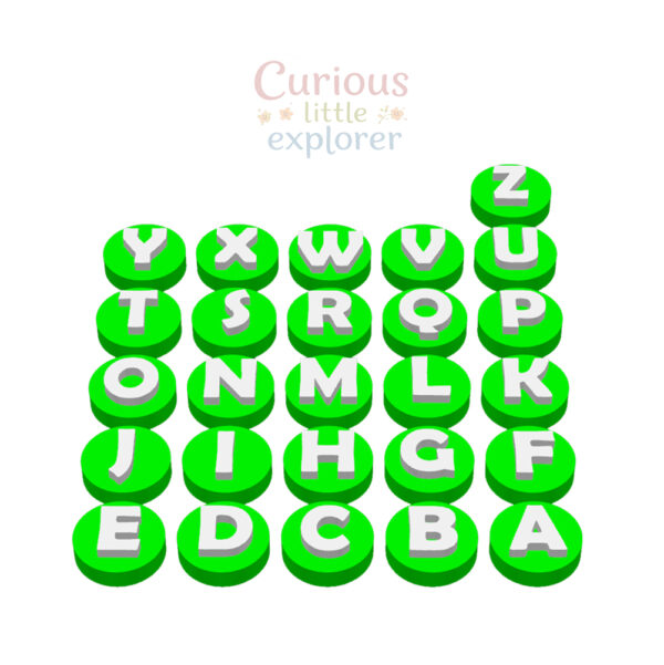 Alphabet Playdough Stamps