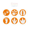 Footprint Playdough Stamps