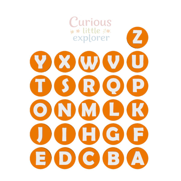 Alphabet Playdough Stamps