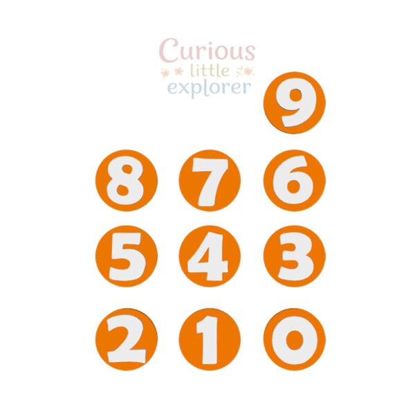 Numbers Playdough Stamps