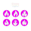 Flame Playdough Stamps