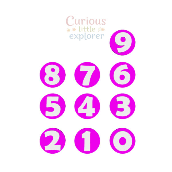Numbers Playdough Stamps