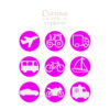Vehicle Playdough Stamps