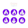 Flame Playdough Stamps
