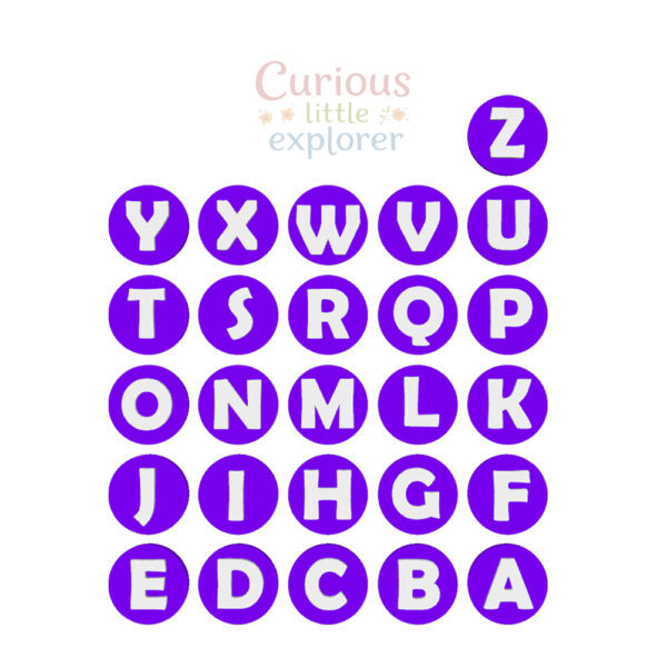 Alphabet Playdough Stamps