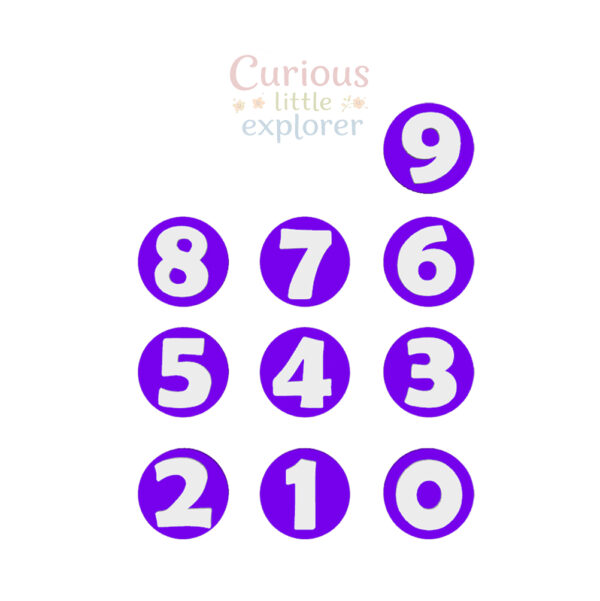 Numbers Playdough Stamps