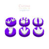 Footprint Playdough Stamps
