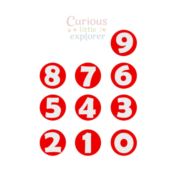 Numbers Playdough Stamps