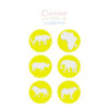 Big Five Playdough Stamps