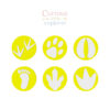 Footprint Playdough Stamps