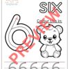 Trace the numbers 1 to 10 - English