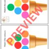Match The Colour on the Ice Cream Cone