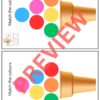 Match The Colour on the Ice Cream Cone