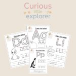 Trace the Letters A to Z - English