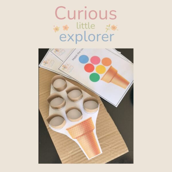 Match The Colour on the Ice Cream Cone